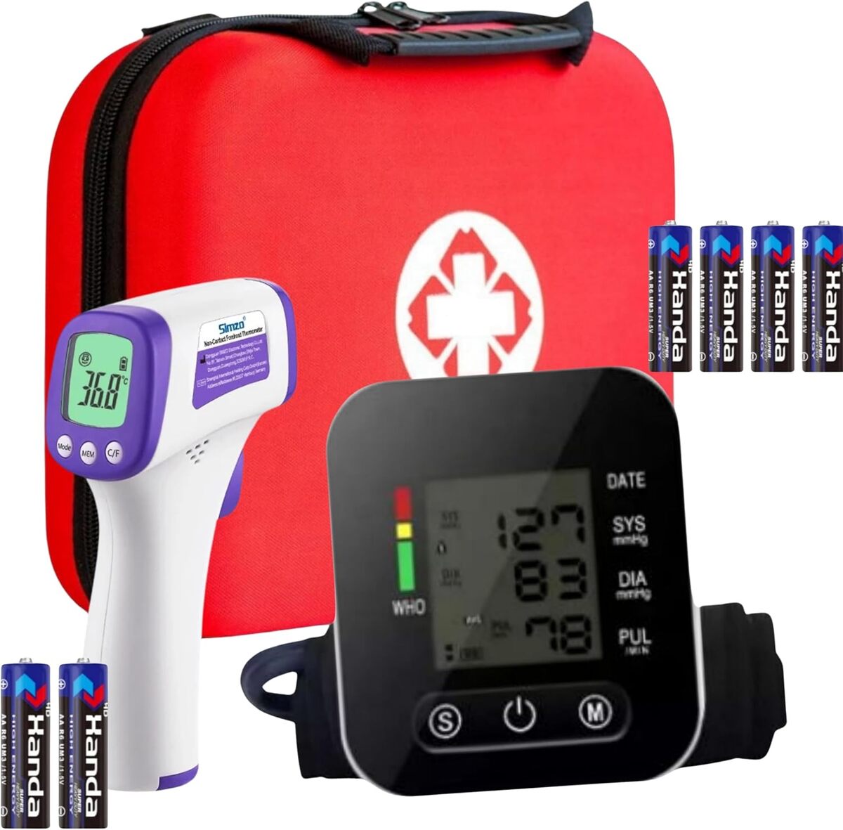 Pack Santé : test Tensiomètre et Thermomètre Infrarouge