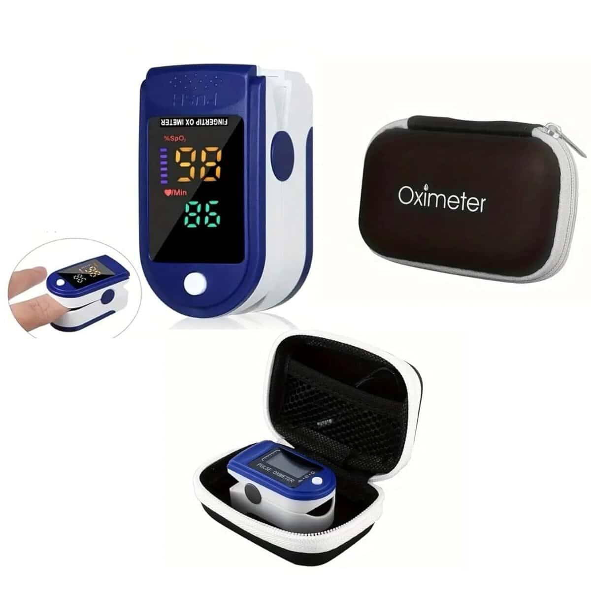 Test HealthyMoov Pack : oxymètre et Étui, mesure Pouls/Oxygène