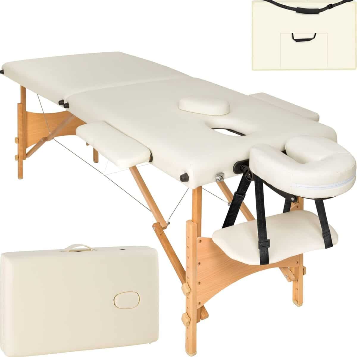 Test de la table de massage pliante TecTake : confort et praticité