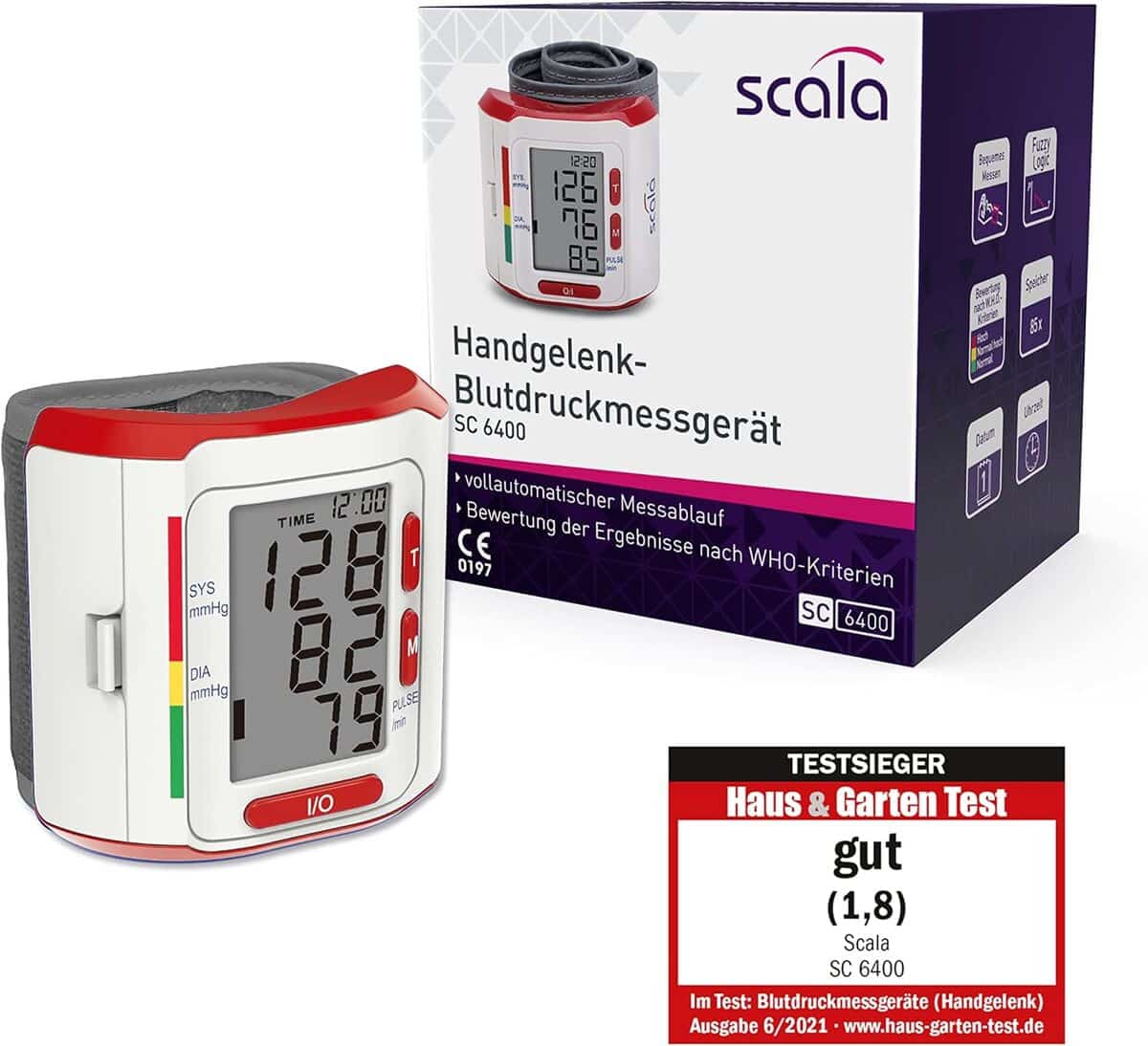 Test du tensiomètre scala SC 6400 : efficacité au poignet