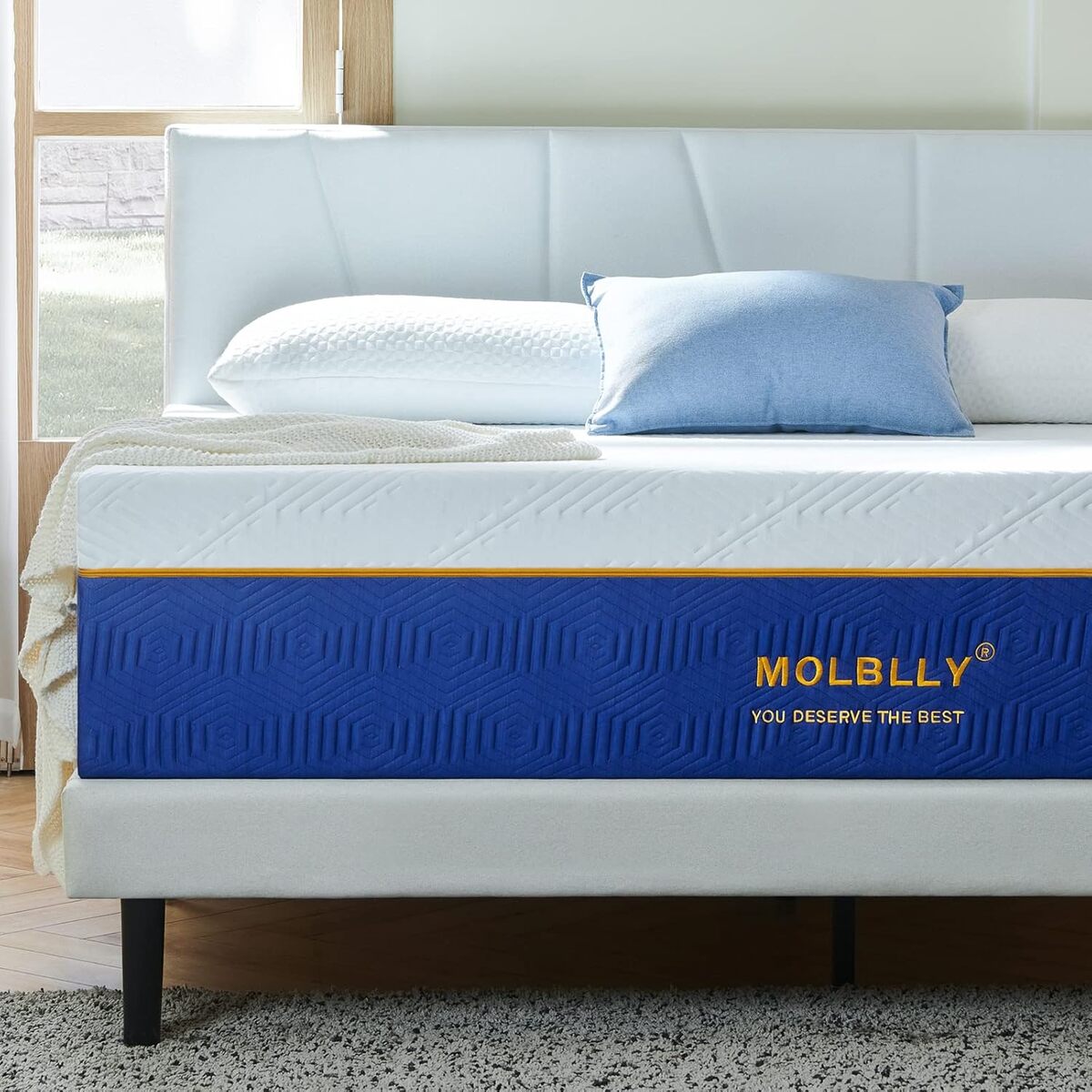 Avis : matelas Molblly 180x200, confort et ergonomie garantis