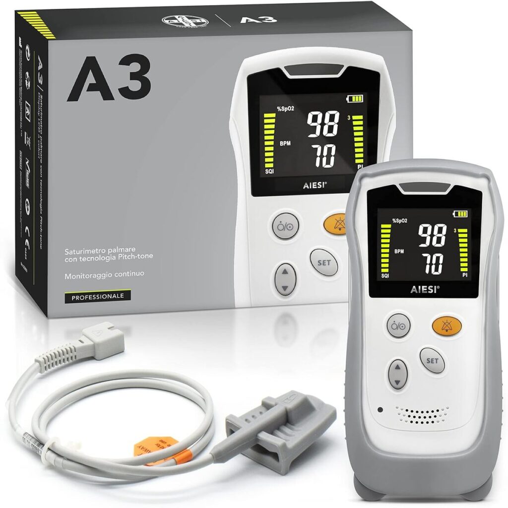 Test : oxymètre de doigt AIESI® A3, précis et fiable