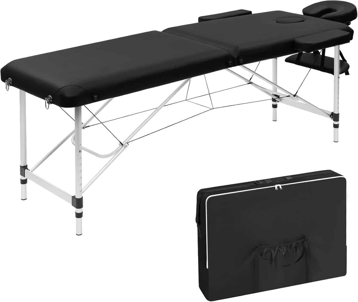 Test : table de massage pliante Vorsch, l'élégance portable