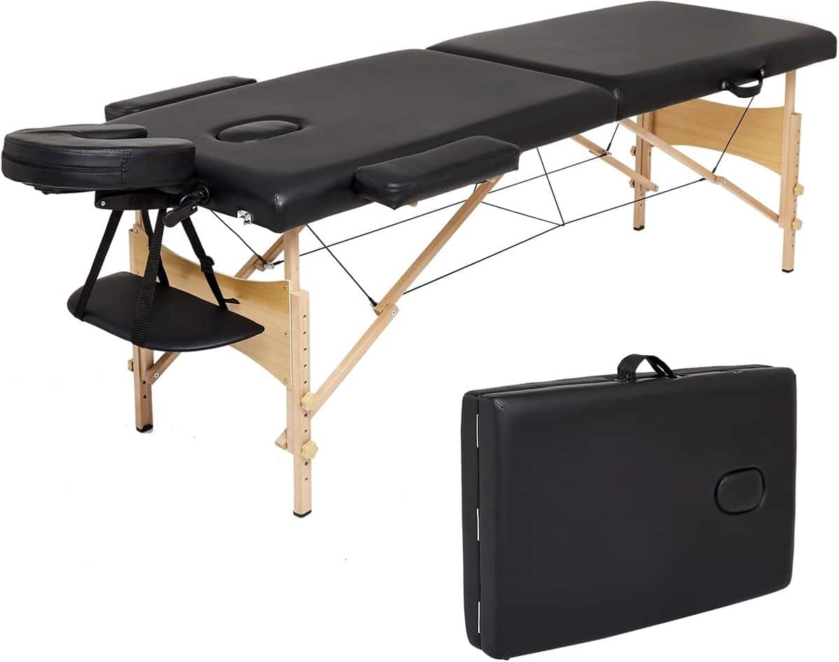 Avis sur la table de massage Meerveil pliante : confort et portabilité