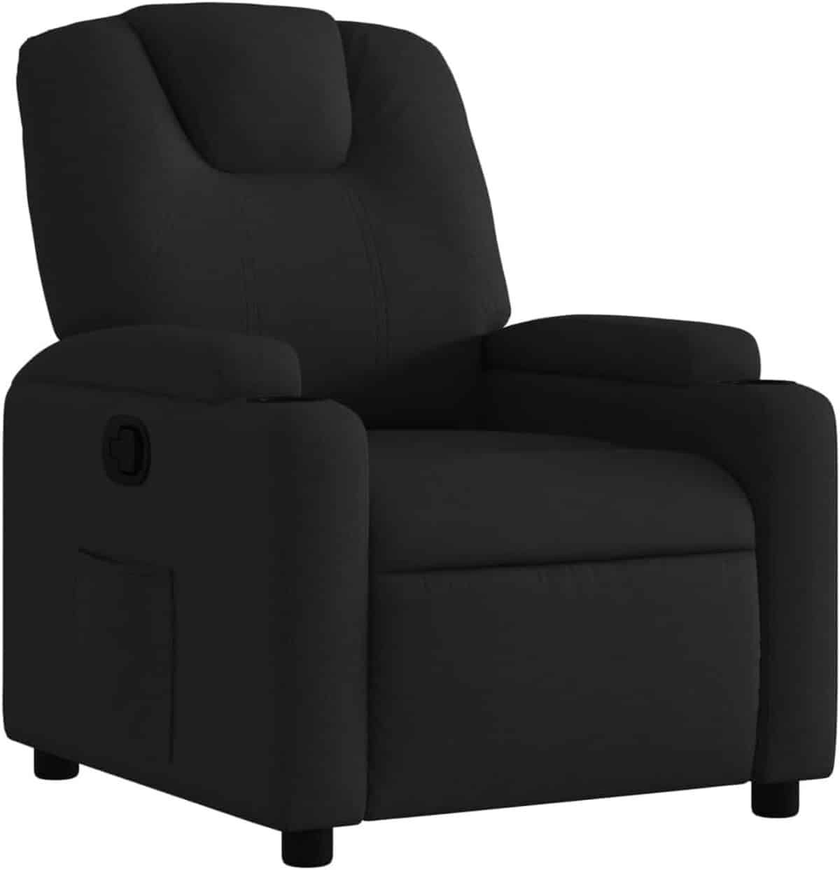 Avis sur le fauteuil inclinable vidaXL : confort moderne en tissu noir