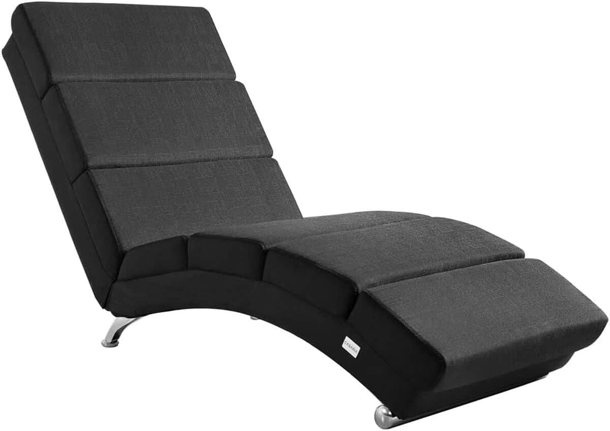 Test : chaise longue Casaria Méridienne London anthracite