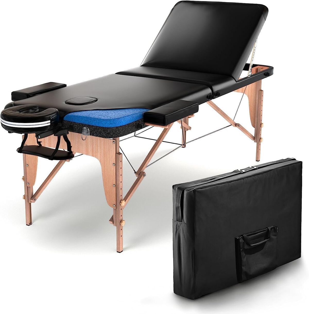 Test de la table de massage Fenixshop24 3 zones en bois COD-02
