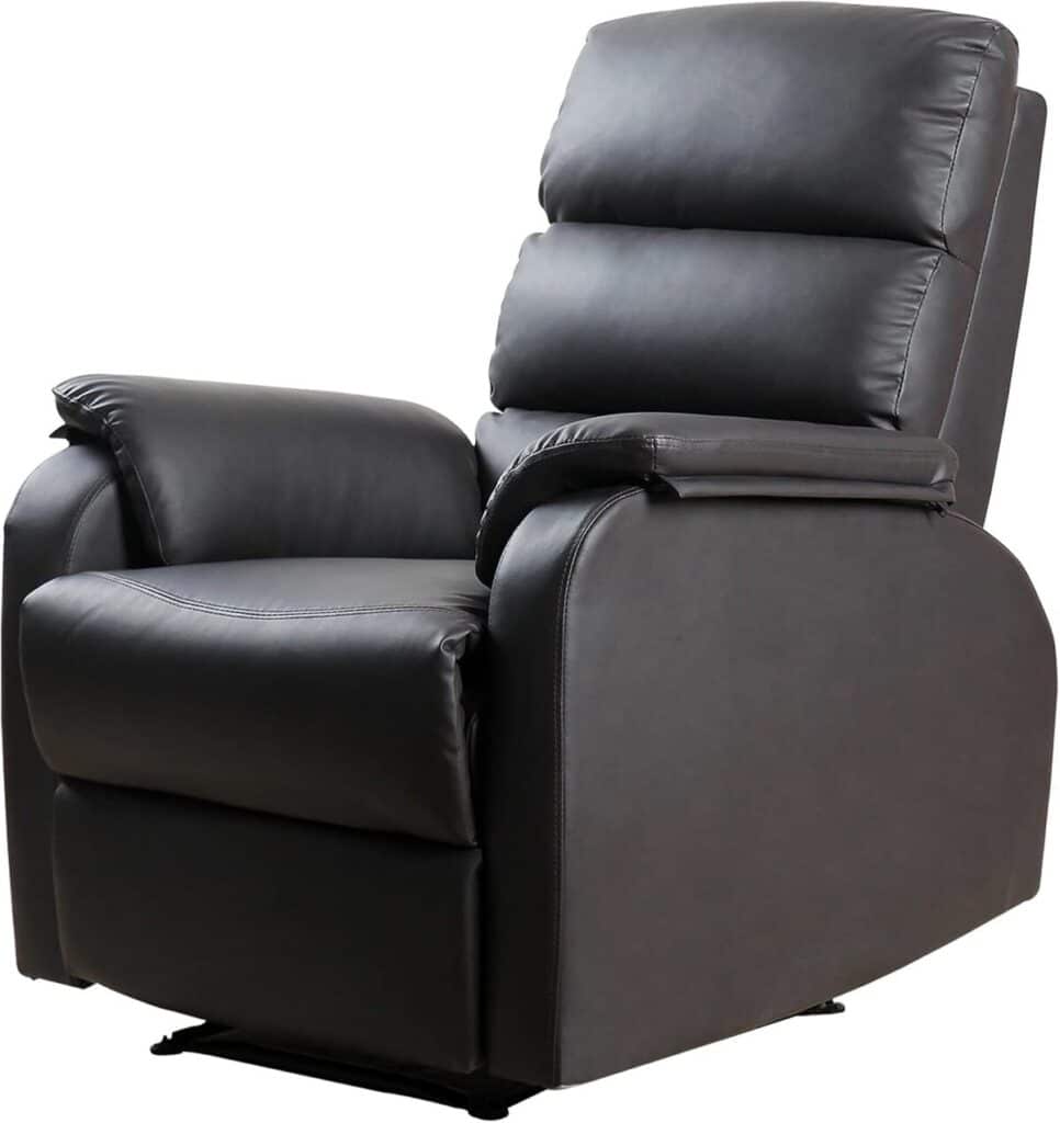 Test du fauteuil de relaxation HOMCOM inclinable brun foncé