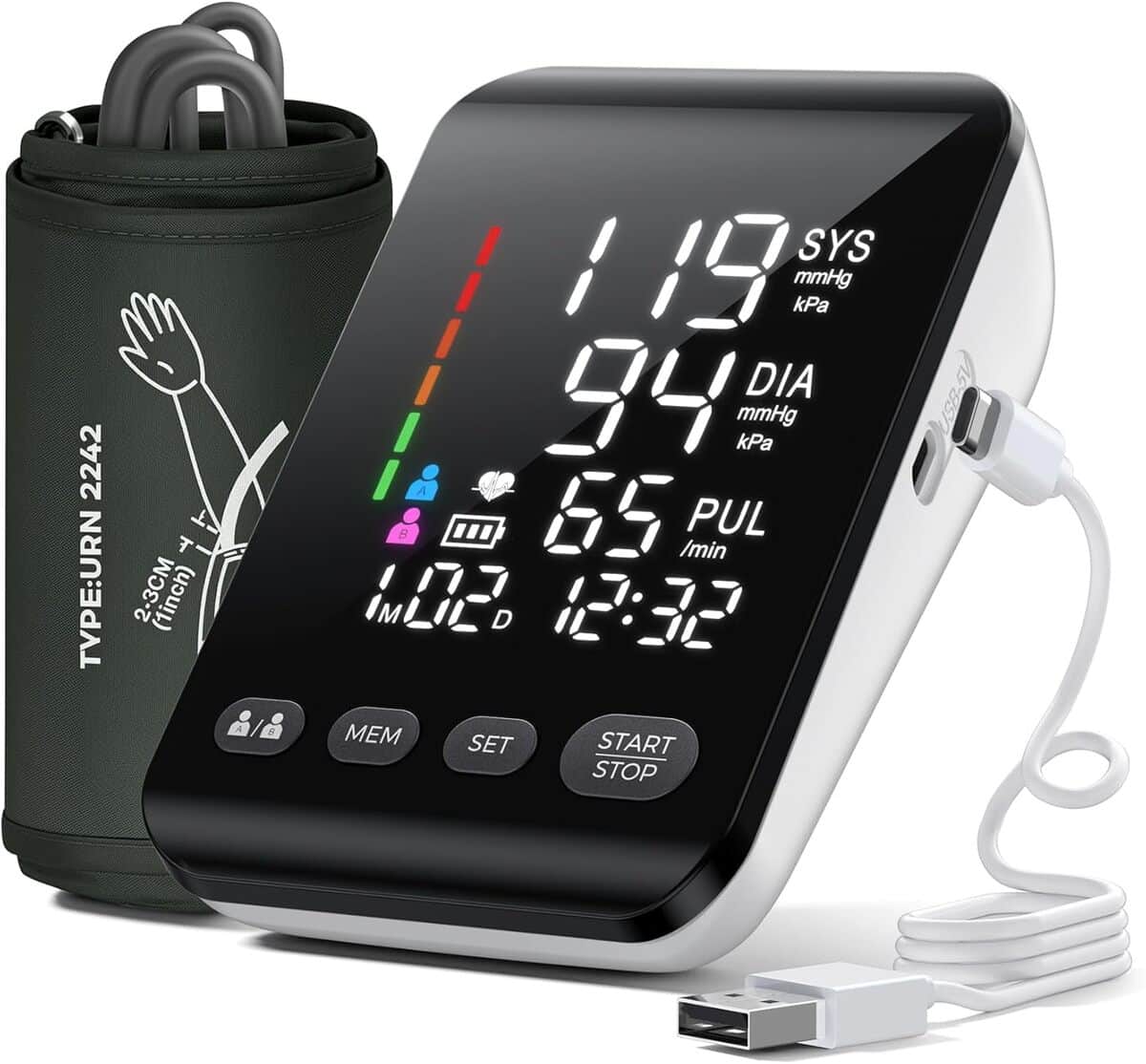 Test du tensiomètre professionnel bras LED HD : efficacité et praticité