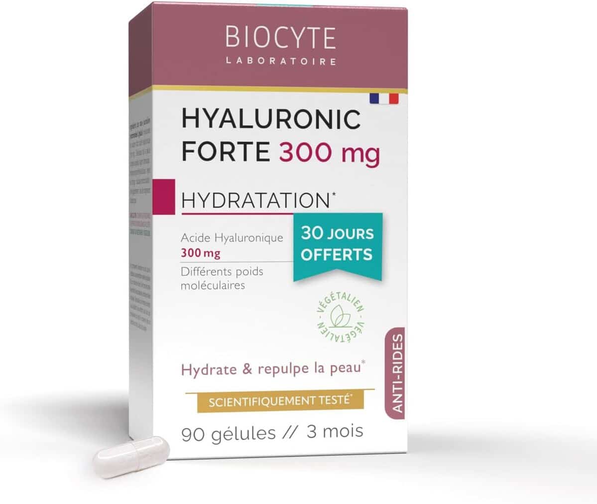 Test du pack hyaluronic forte de Biocyte : efficacité anti-âge en gélules