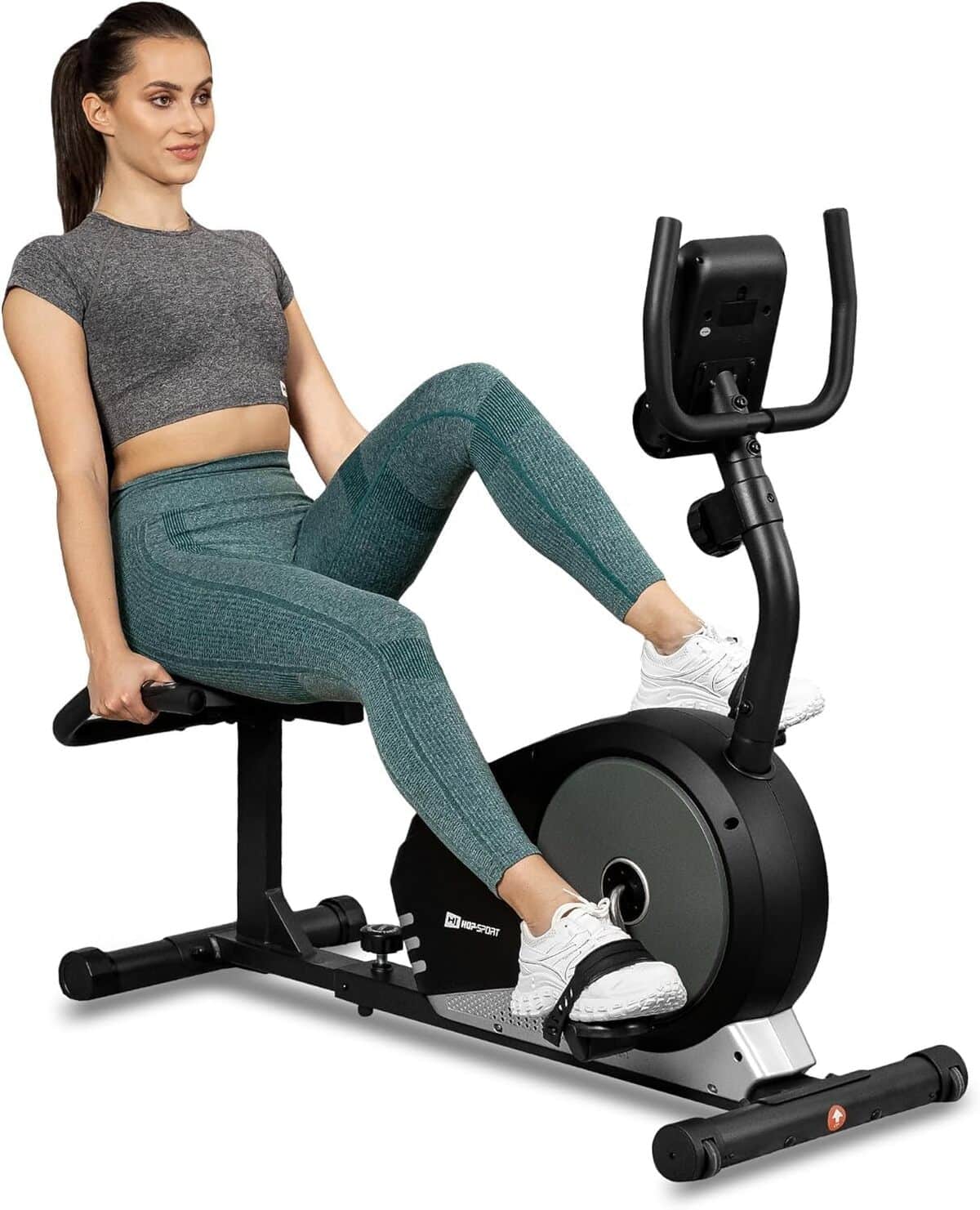 Test du vélo d'appartement Hop-Sport Root HS-040L : le semi-allongé performant