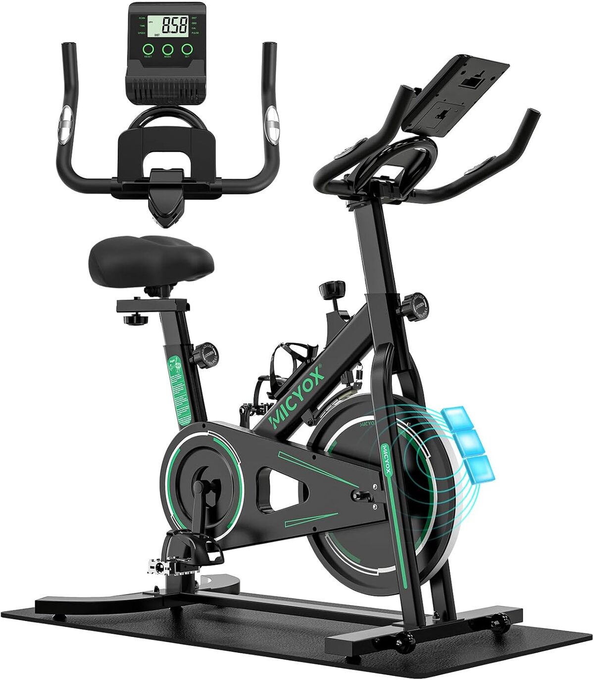 Test : micyox vélo d'appartement avec résistance magnétique