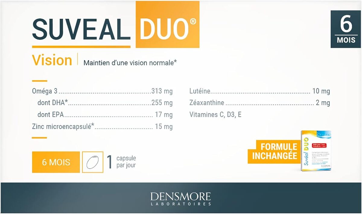 Test du Densmore SUVEAL Duo : complément alimentaire pour la vision