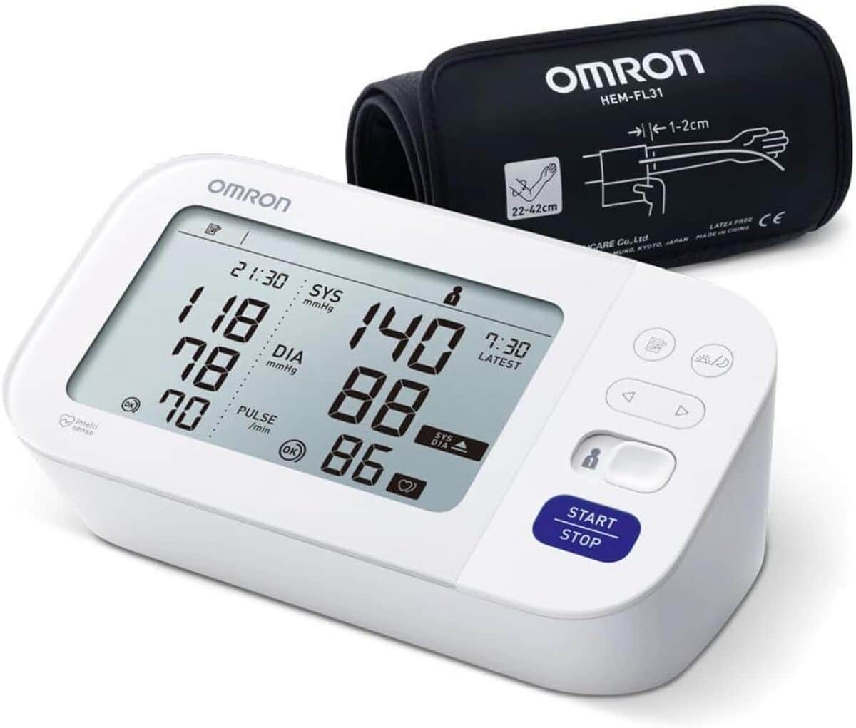 Test du tensiomètre Omron M6 Comfort