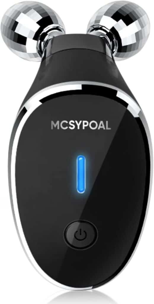 Test de l'appareil de massage facial 5 en 1 noir brillant