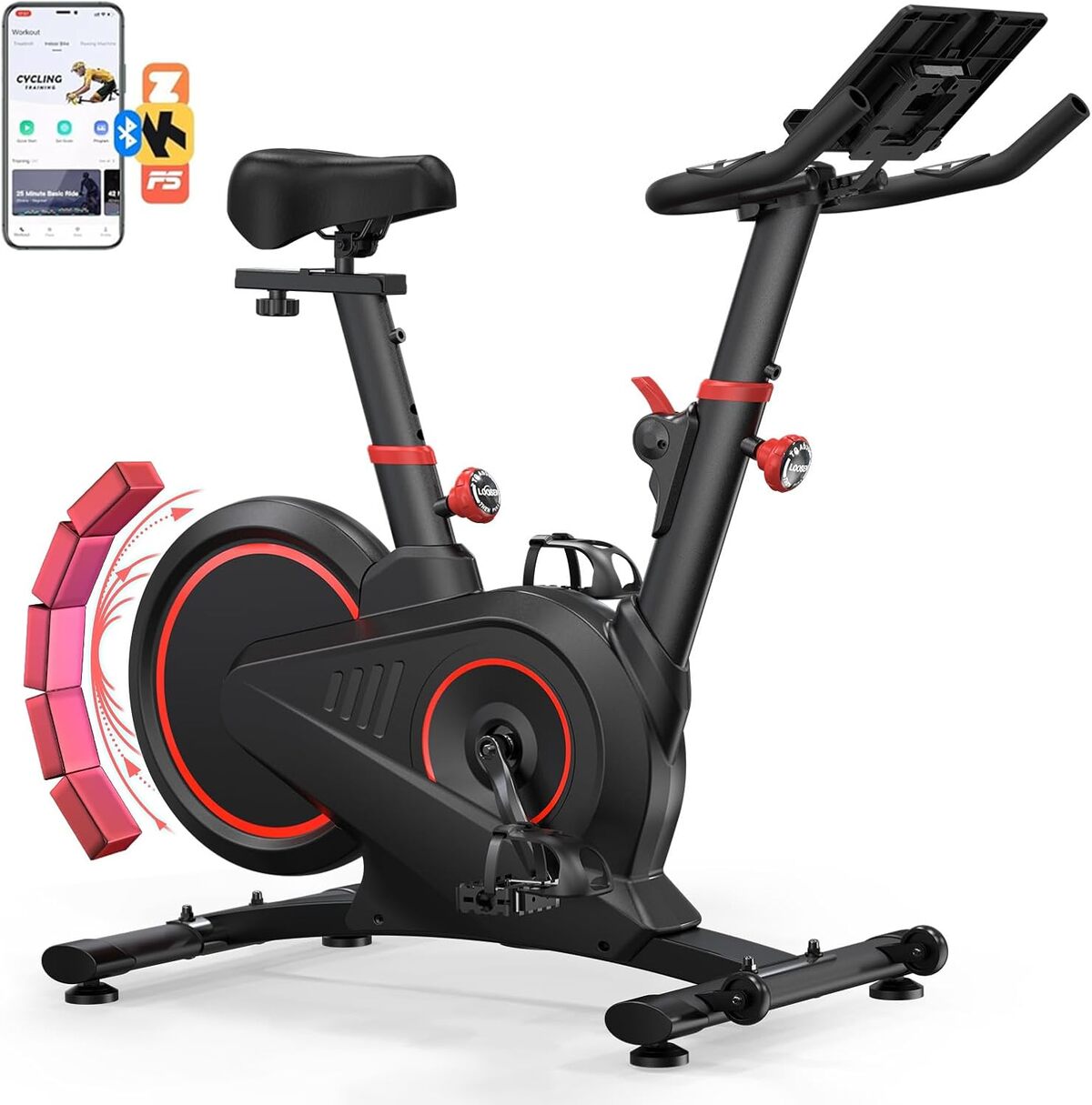 Test du Dskeuzeew vélo d'appartement magnétique 12KG