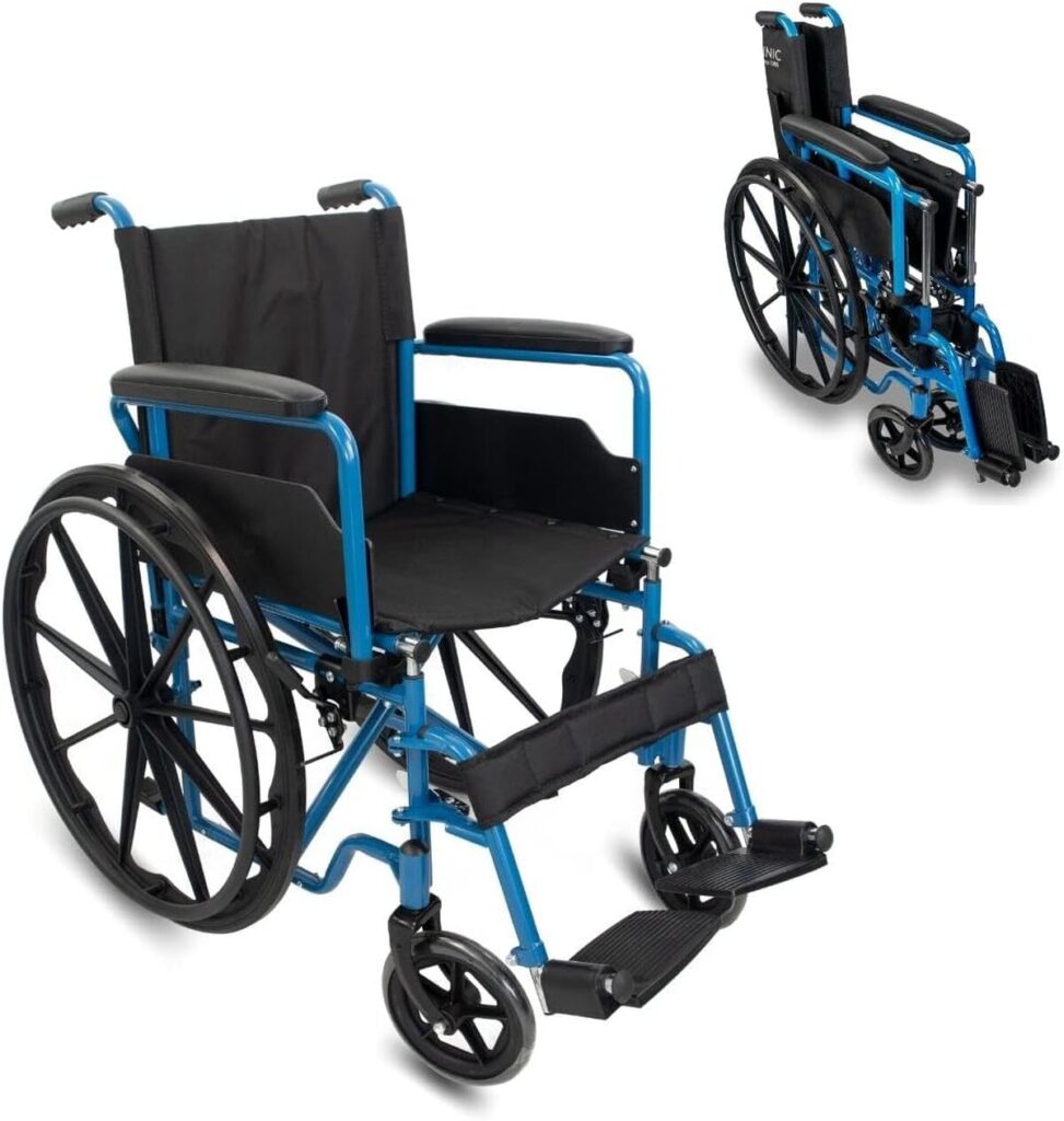 Test du fauteuil roulant pliable Mobiclinic Marsella : robustesse et praticité