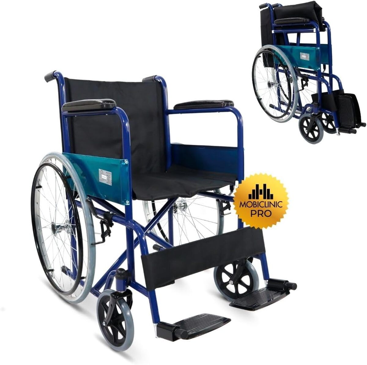 Test du fauteuil roulant pliant Alcázar de Mobiclinic : confort et praticité