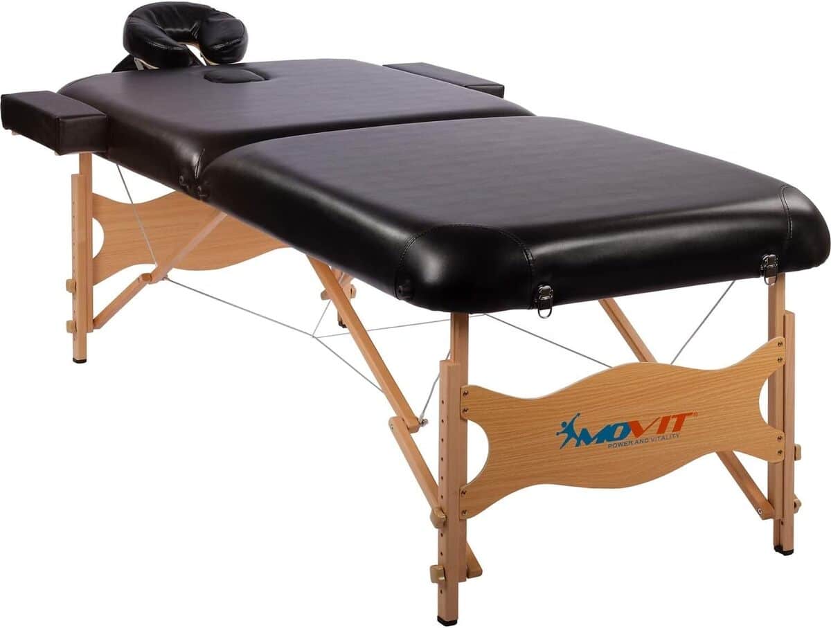 Test de la chaise longue de massage MOVIT Deluxe XXL noire