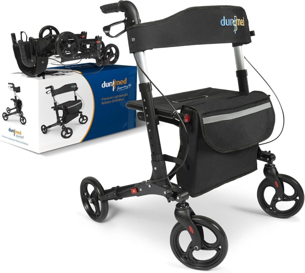 Test du déambulateur pliable léger Dunimed multicolore