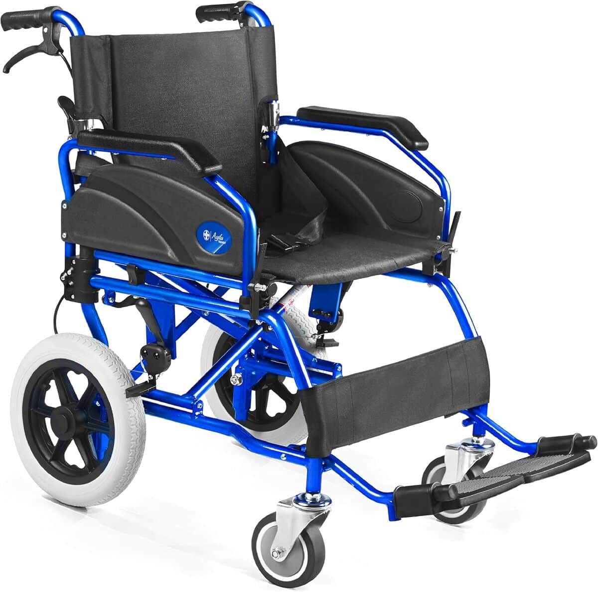 Test du fauteuil roulant AIESI AGILA TRANSIT : légèreté et sécurité