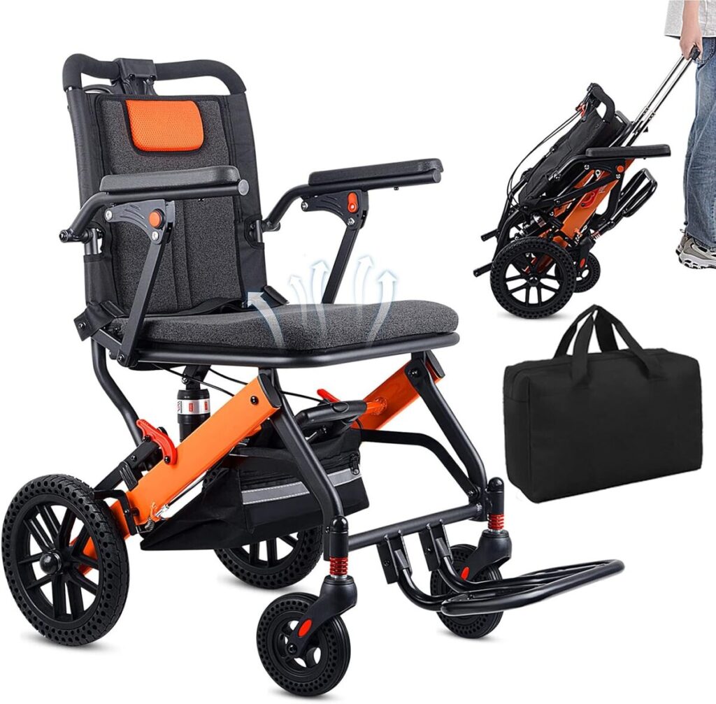 Test du fauteuil roulant pliable et ultra-léger WEYRAL 12 kg