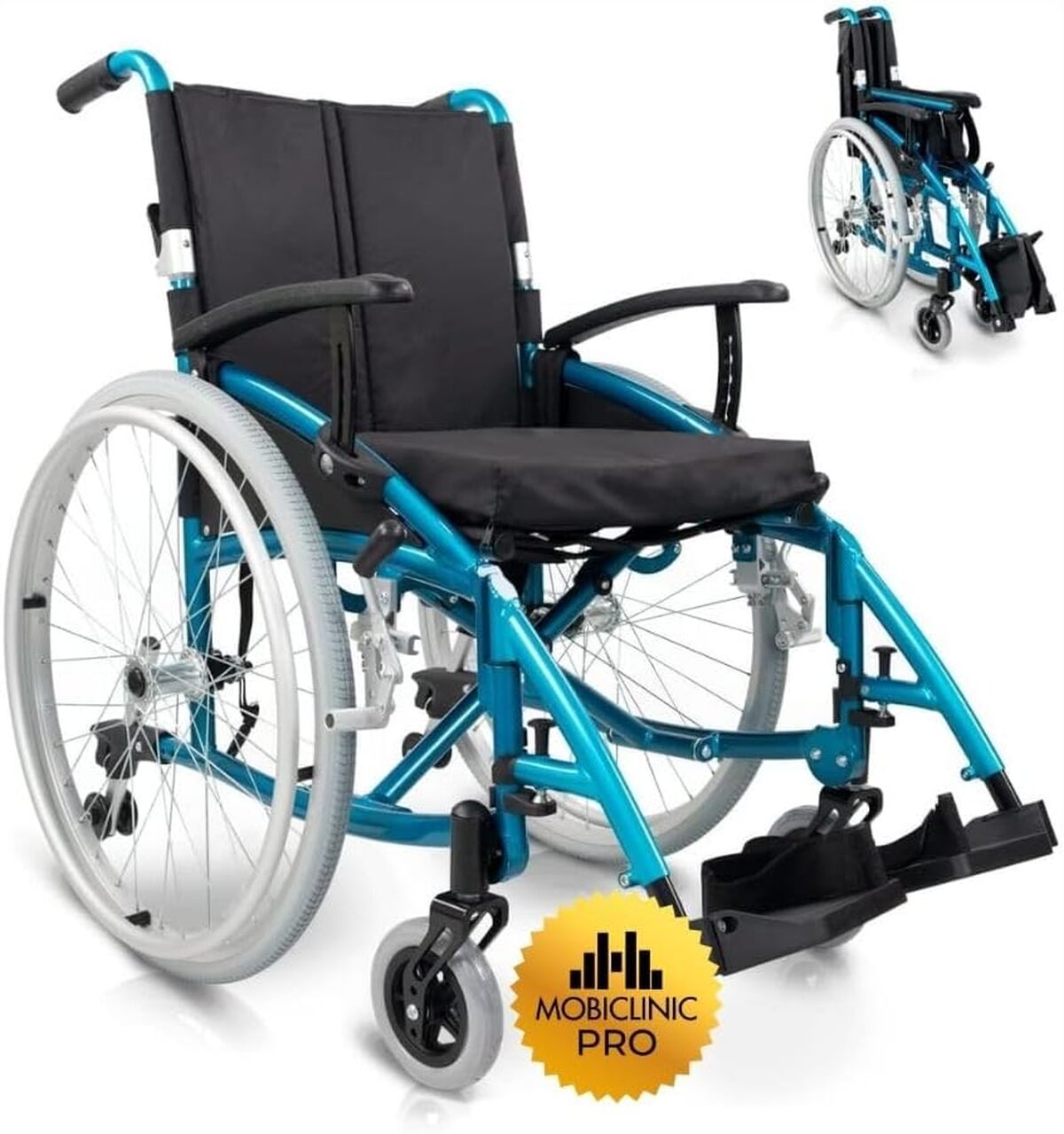Test du fauteuil roulant pliable léger Mobiclinic Venecia Premium