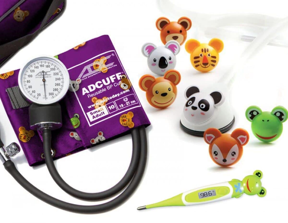 Test du kit ADC Pro's Combo Adimals : tensiomètre, stéthoscope pédiatrique et thermomètre