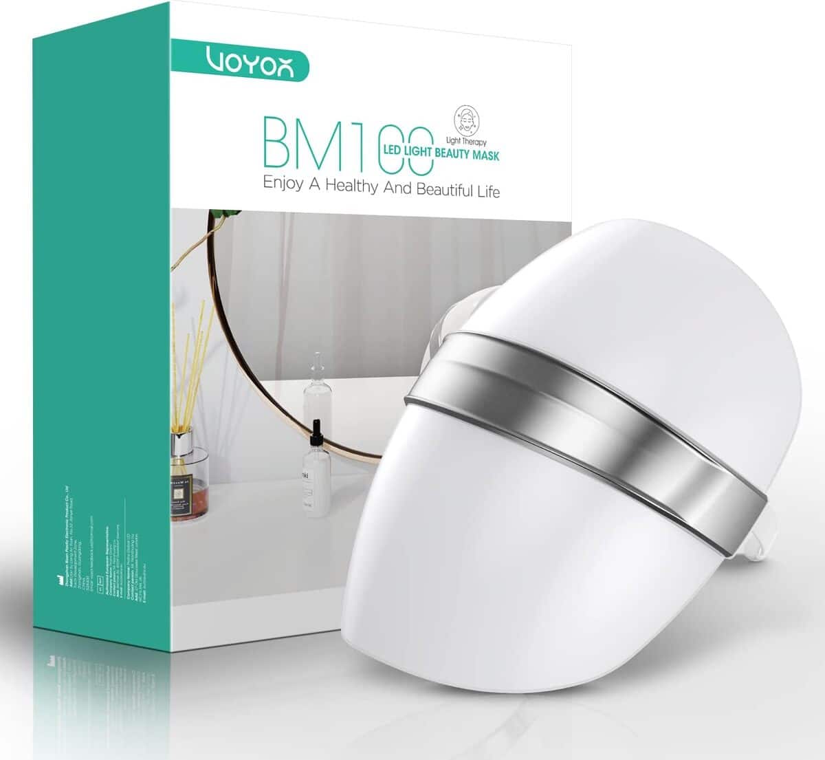 Test du masque LED BM100 de VOYOR : soins de la peau innovants