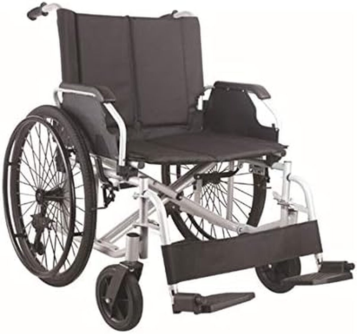 Test fauteuil roulant XL pliable autopropulsable