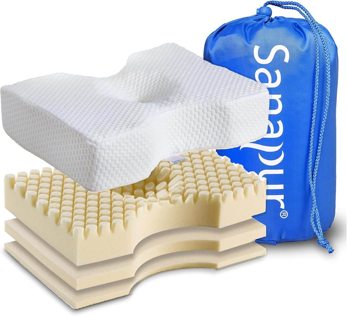 Test : oreiller orthopédique Sanapur Original 4.0 pour sommeil latéral