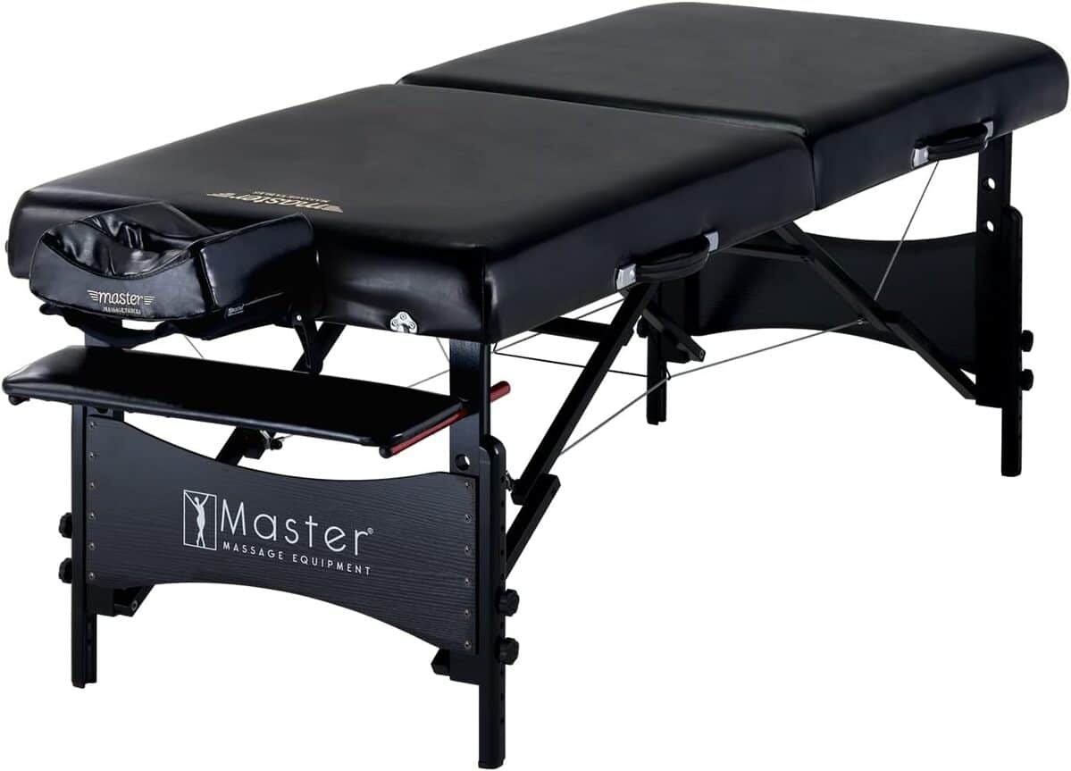Test de la table de massage mobile pliante Master Massage Galaxy 76 cm noir