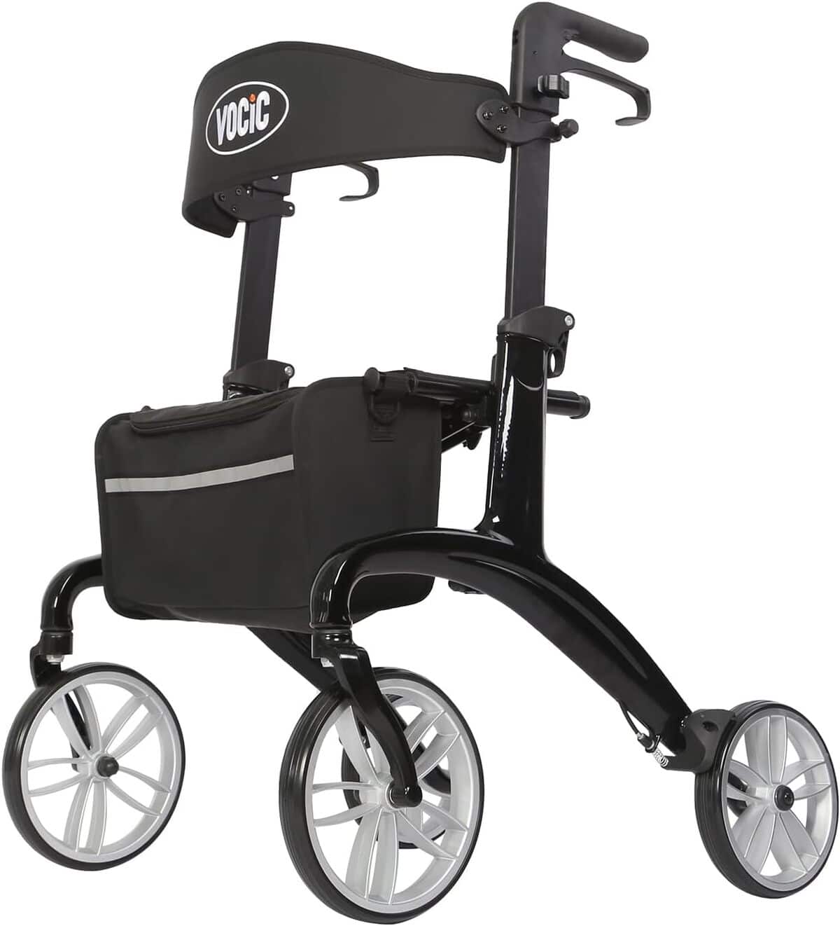 Test : deambulateur pliable VOCIC Carbone 4 roues, léger et compact