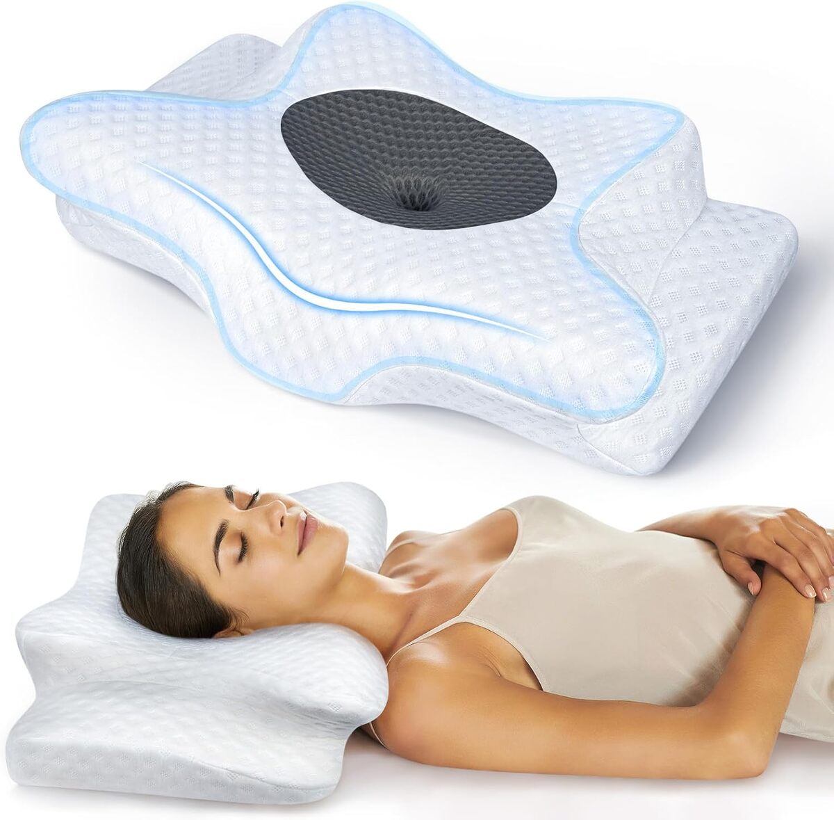 Test des oreillers cervicaux en mousse à mémoire de forme : un confort orthopédique
