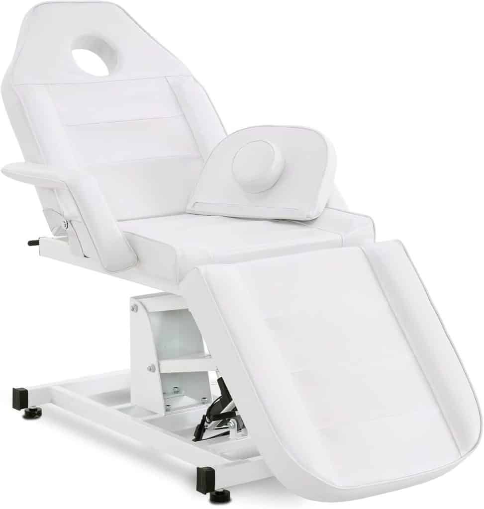 Test : table de massage électrique Barberpub 0100 blanche