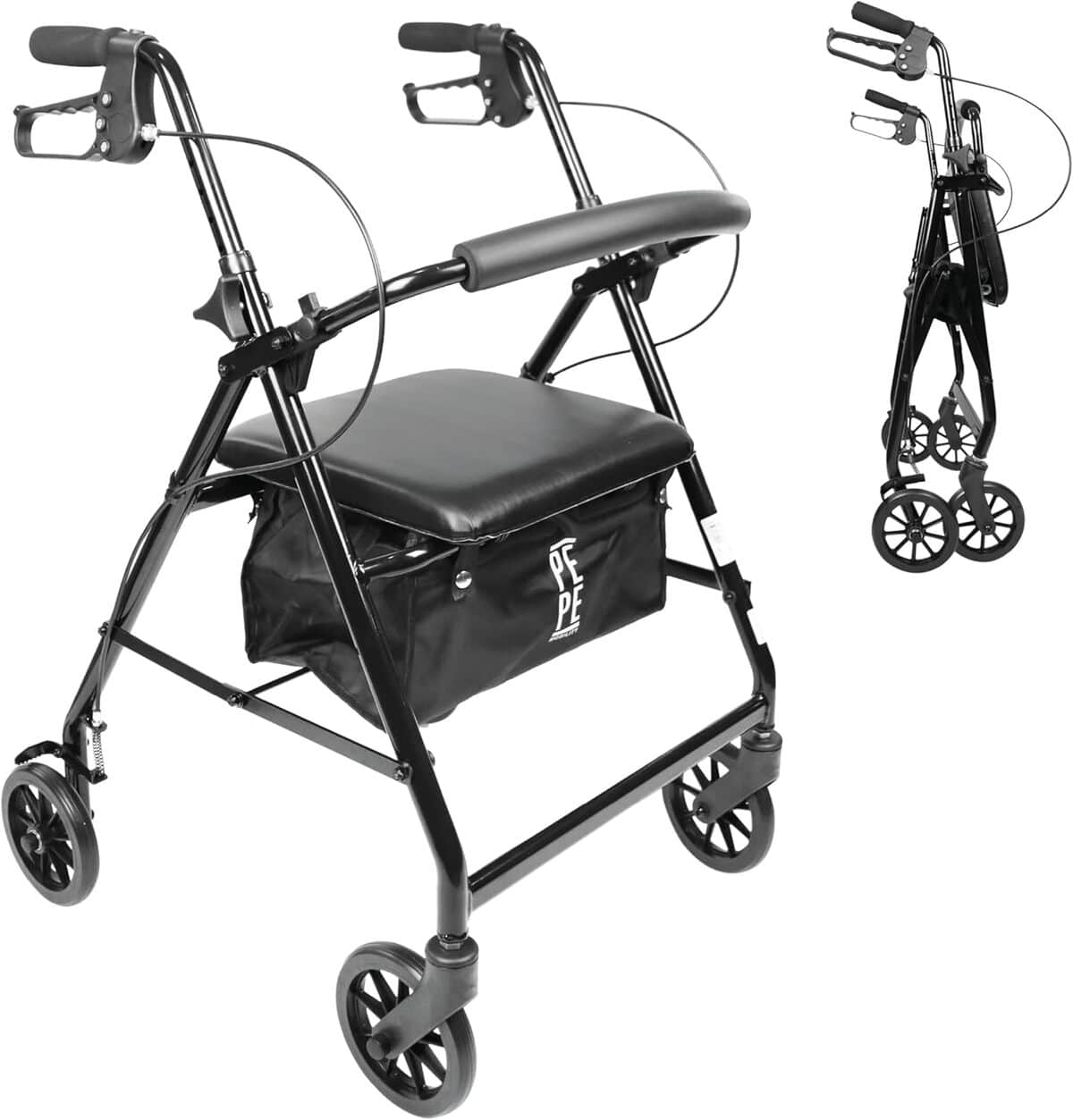 Test du déambulateur PEPE 4 roues pliable léger