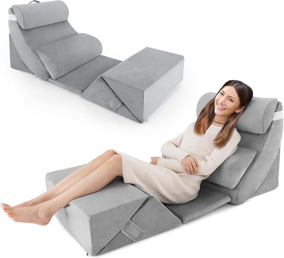 Test : ensemble d'oreillers orthopédiques Costway en mousse mémoire
