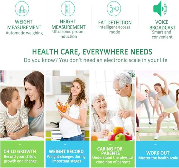 Balance de taille et de poids à ultrasons,balance médicale numérique,balances professionnelles pour médecin,balance de taille et de poids à ultrasons avec écran LCD,balance de pesée de haute précision