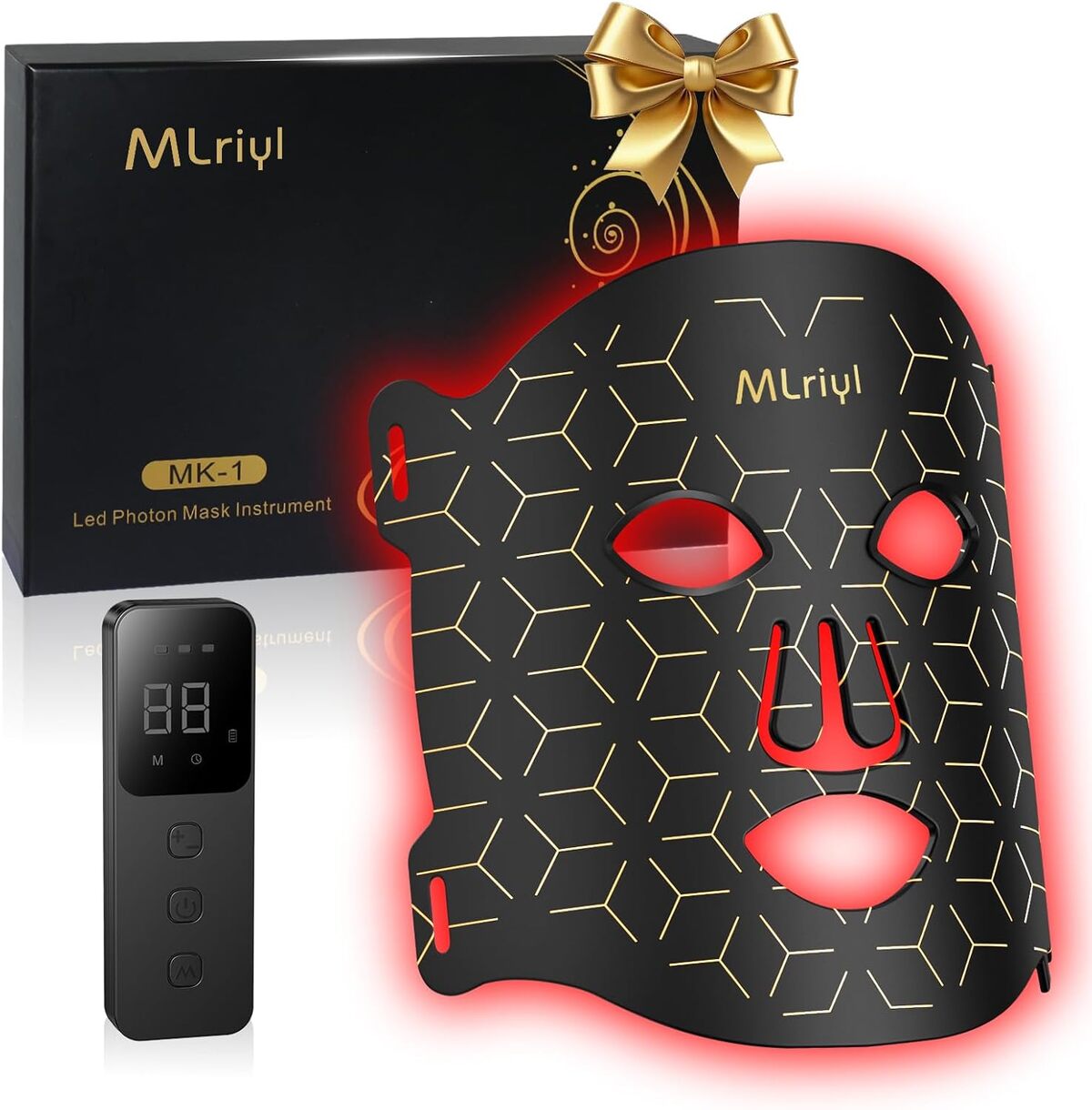 Test du masque facial à LED : thérapie lumineuse anti-âge et anti-acné