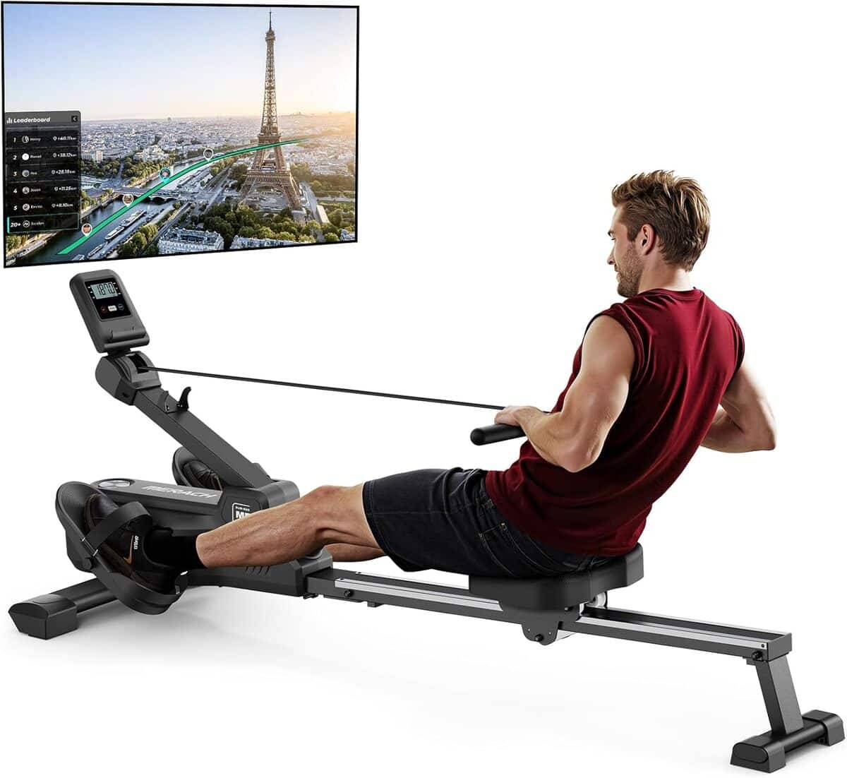 Test du rameur Merach : expérience intense et design requin