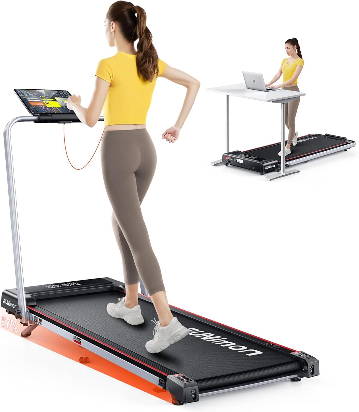 Test du tapis de course RUNIMON 6 en 1 pour maison et bureau