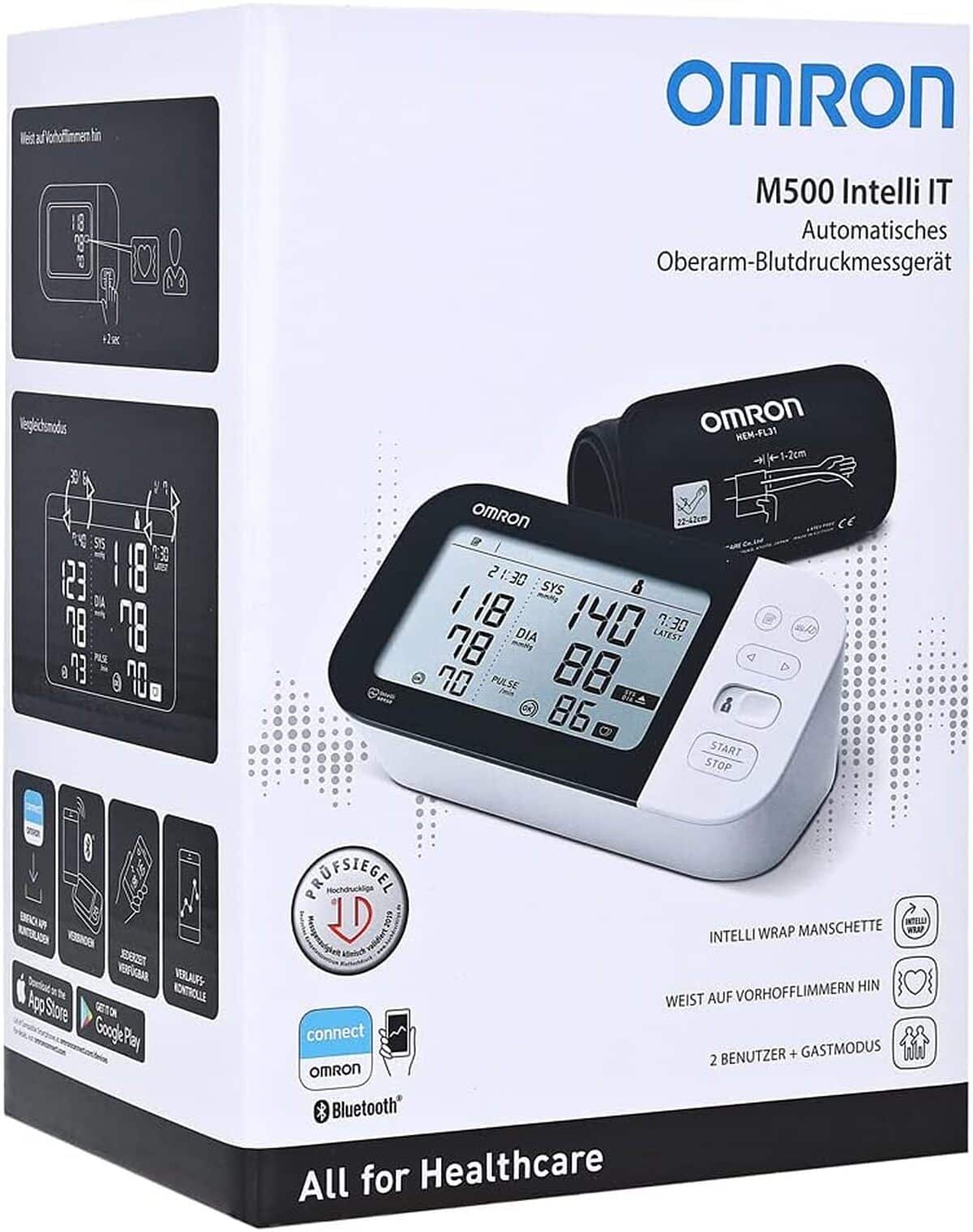 Test du tensiomètre Omron M500 Intelli IT : performance et précision