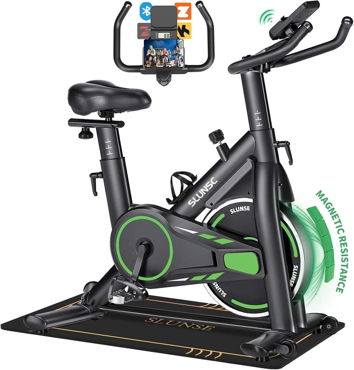 Test du vélo d'appartement SLUNSE : connecté et confortable