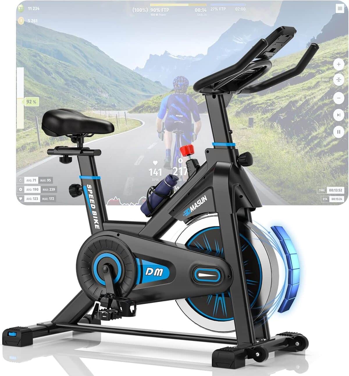 Test du vélo d'intérieur DMASUN : performance et silence