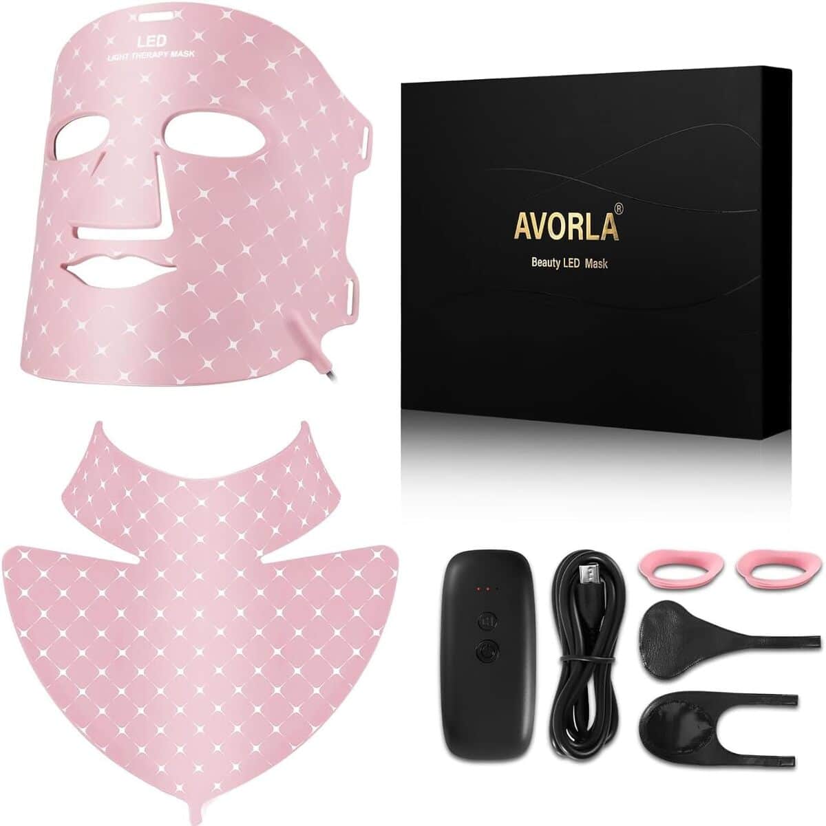 Test : masque LED Avorla pour soin anti-rides et acné