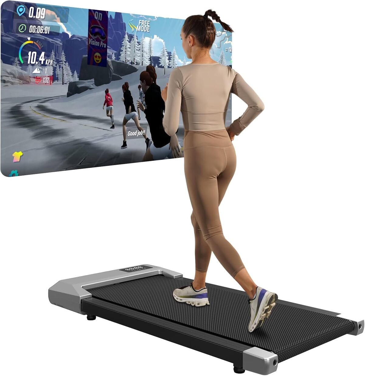 Test : tapis de marche Copant 2.5 HP avec écran LCD et app