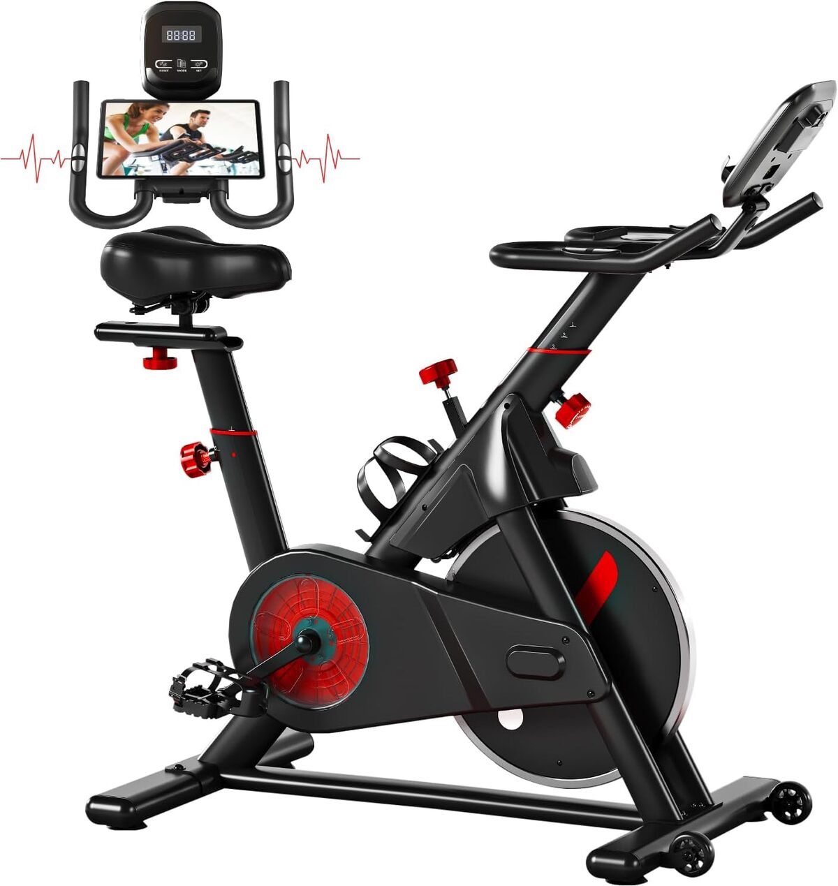 Test du vélo d'appartement Devoko : résistance variable et écran LCD