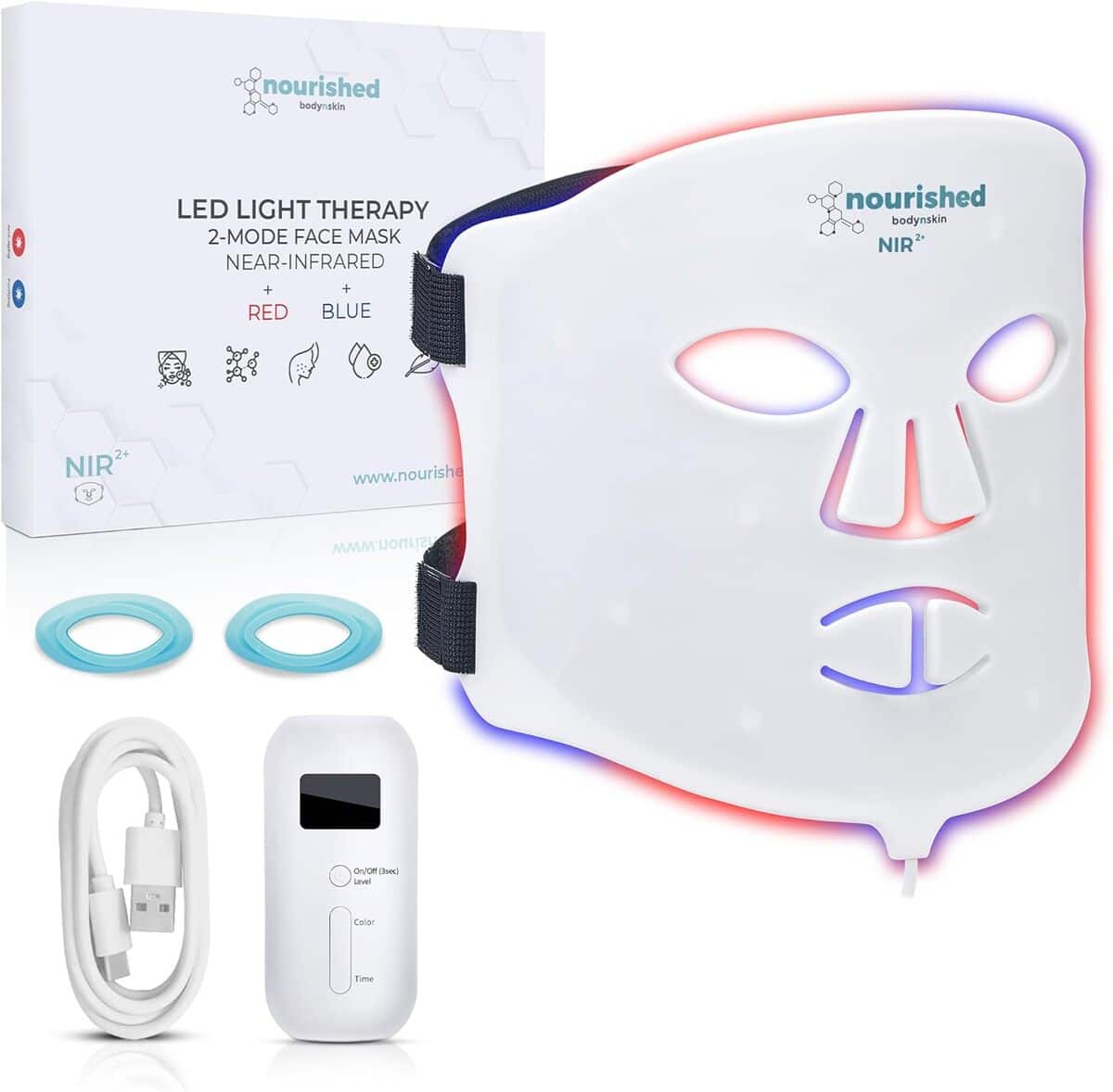 Test : masque facial LED portable Nourished Bodynskin anti-âge