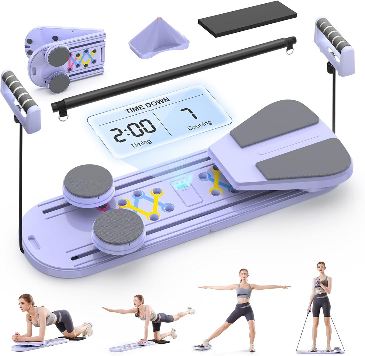 Test de la planche de pilates 6 en 1 portable et pliable