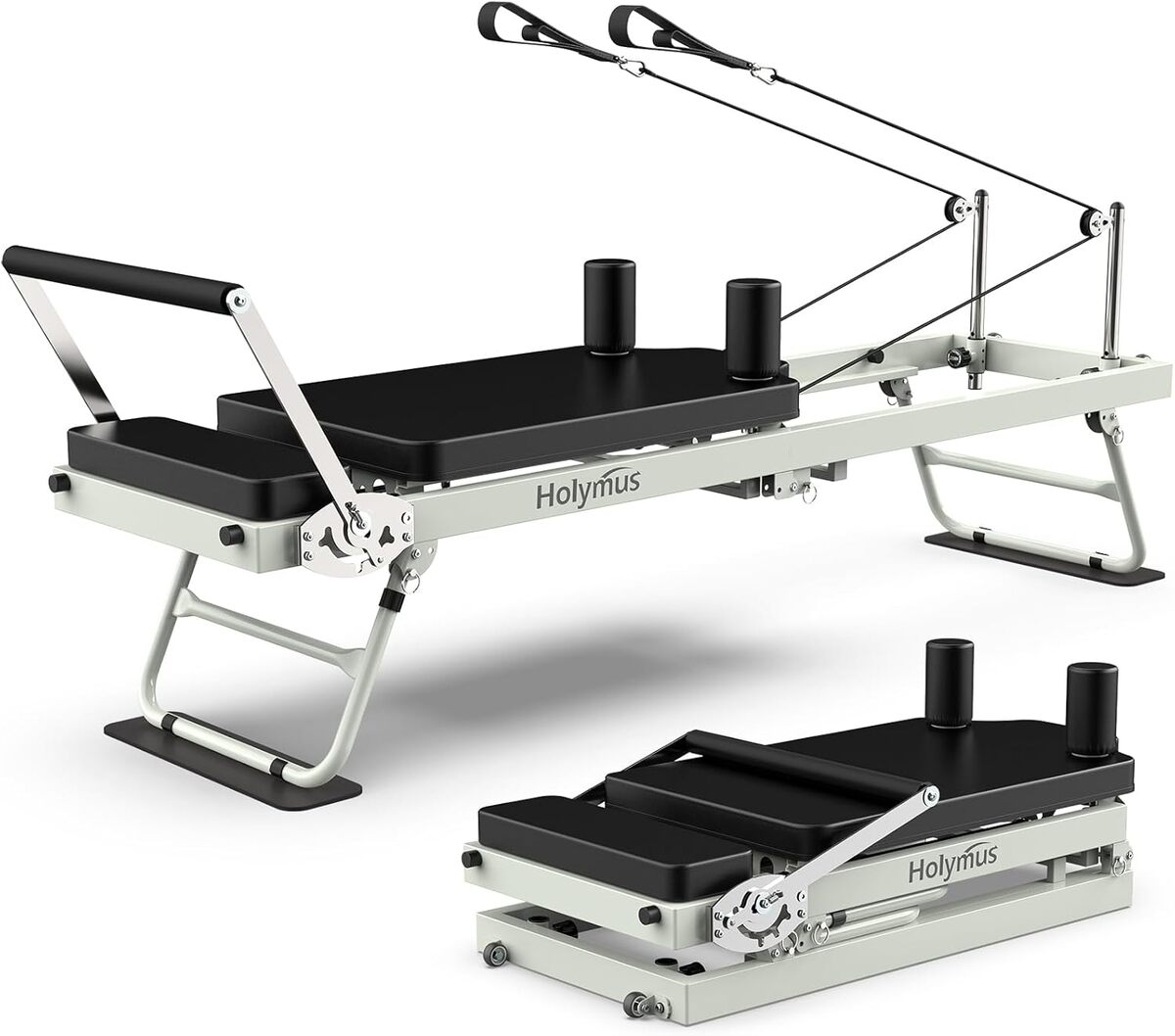 Test de l'appareil Pilates Pro Holymuss argenté